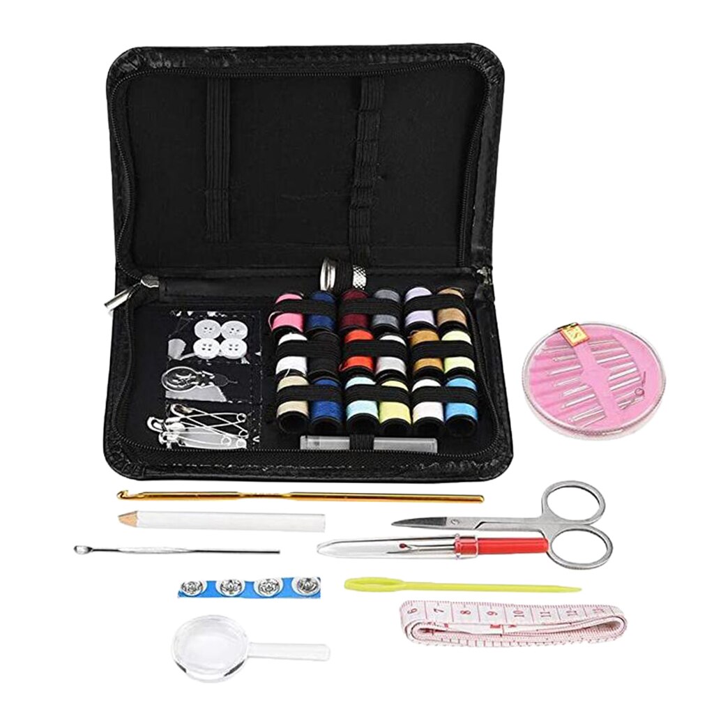 Craft Sewing Kit Spools Adults Sewing Supplies Set With Storage Box