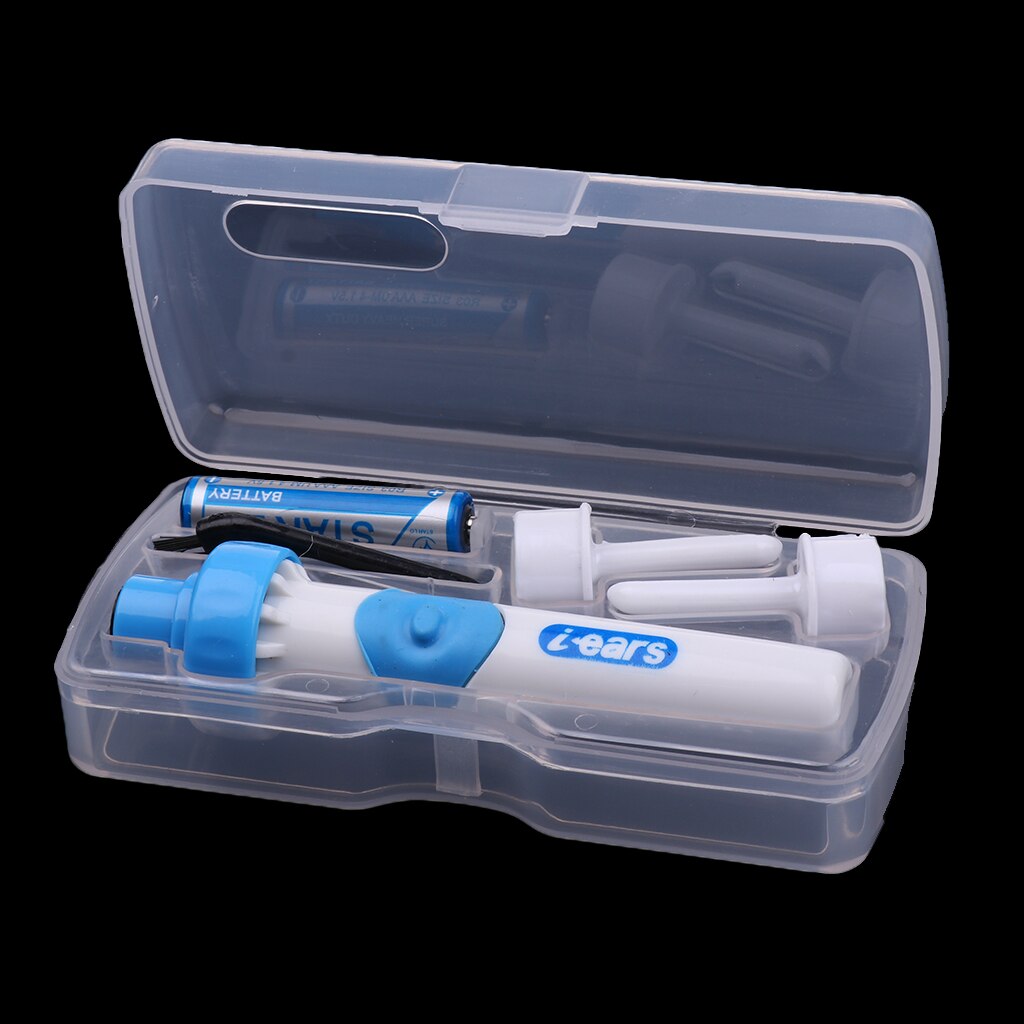 Electric Ear Vacuum Cleaner Wax Dirt Fluid Remover Painless Safe Spiral Ear-Cleaning Device Earpick Soft Tool