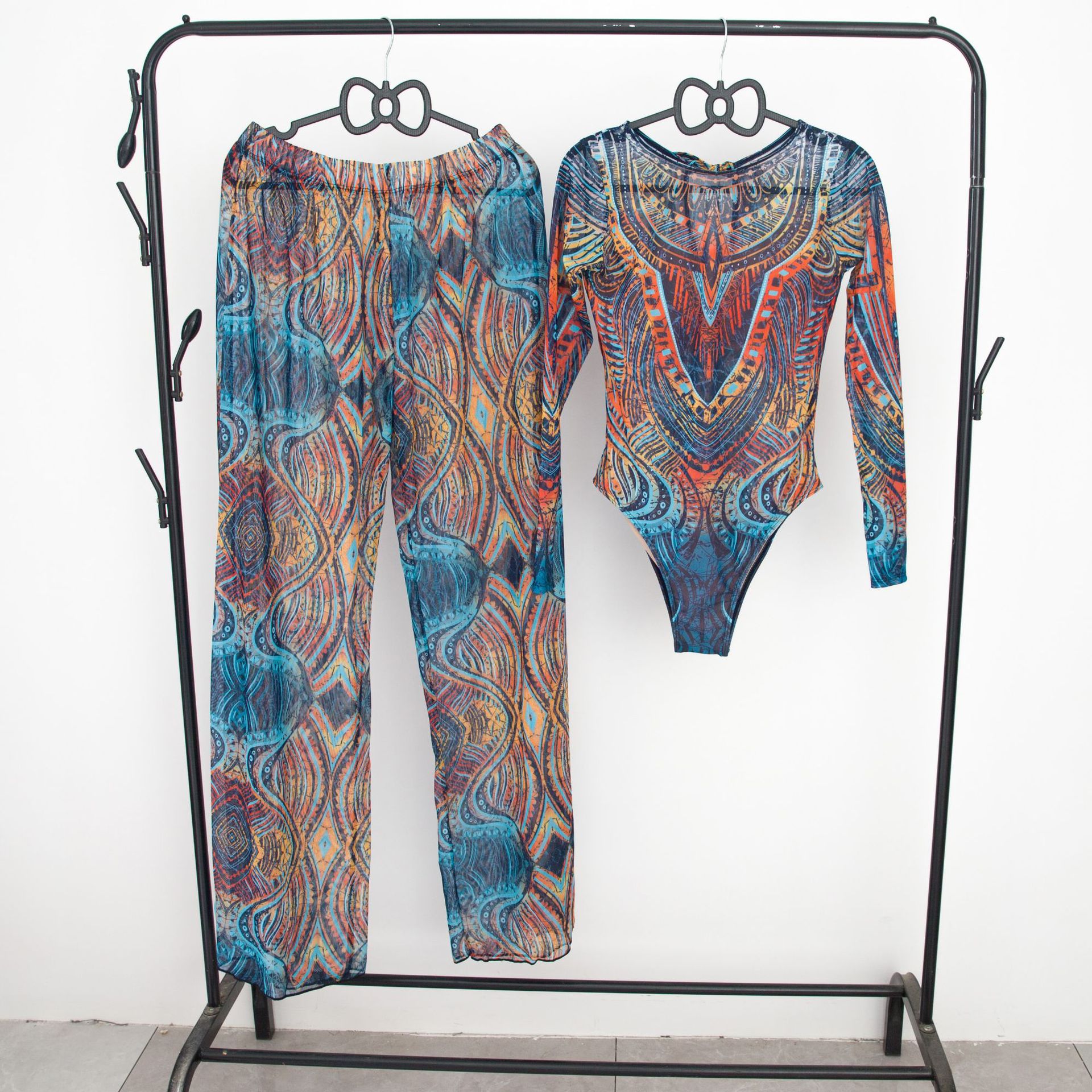Dames Zwemkleding Tankini 2 stuks Zwempak camouflage Luip