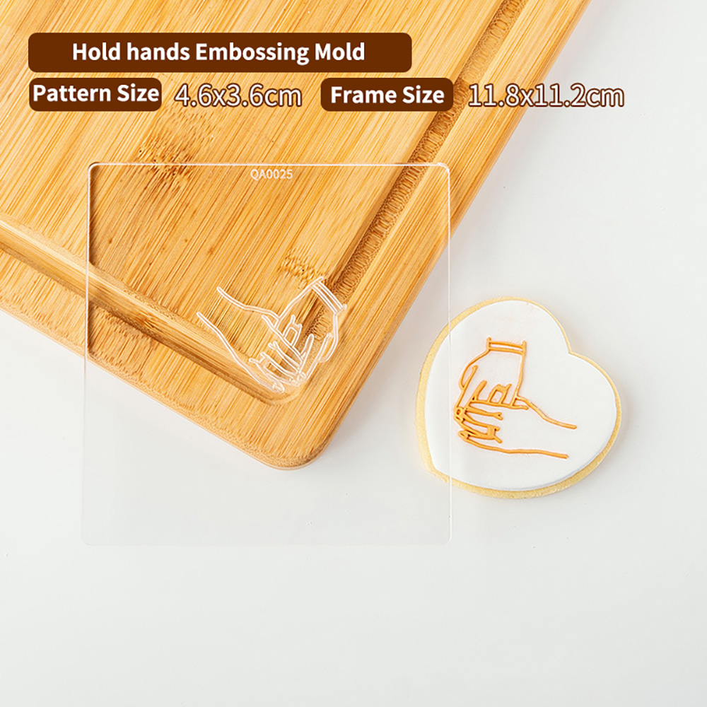 Verktøy for bryllupskakedekorering, kakepresse, stempel, pregemaskin, kjeksutstikker, fondant, sukkerhåndverk, kakeutstikkere, form, kakeform: Sjokolade