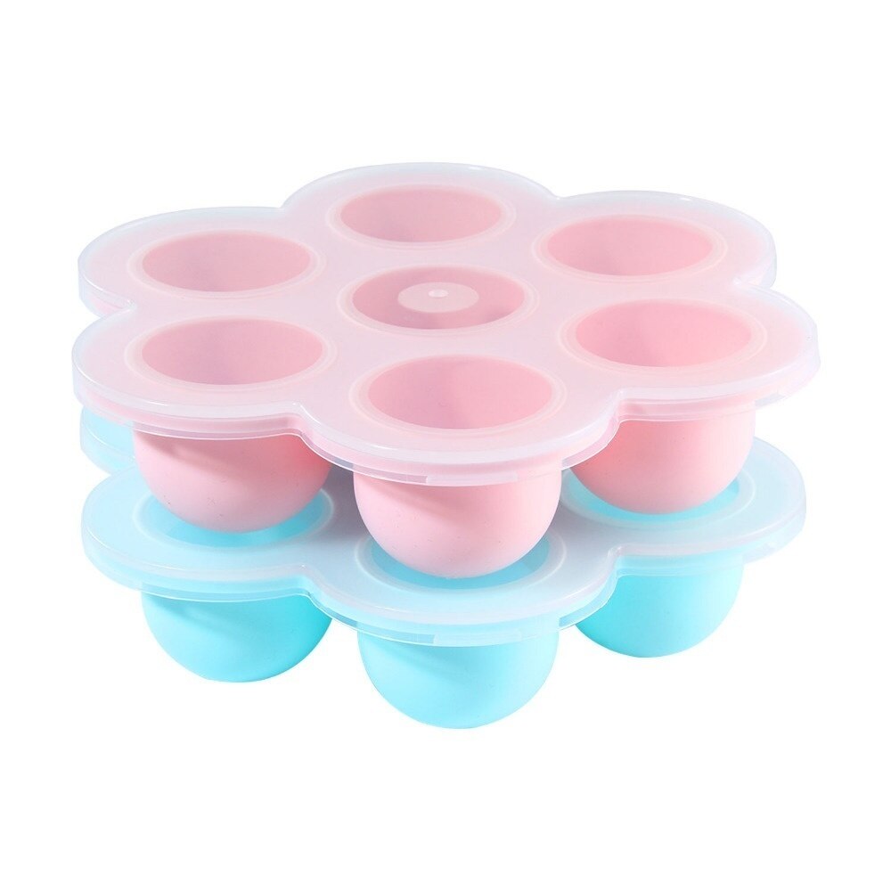 7 Holes Silicone Egg Bites Molds for Instant Pot Accessories Pressure Cooker Ice Cube Tray with Lid