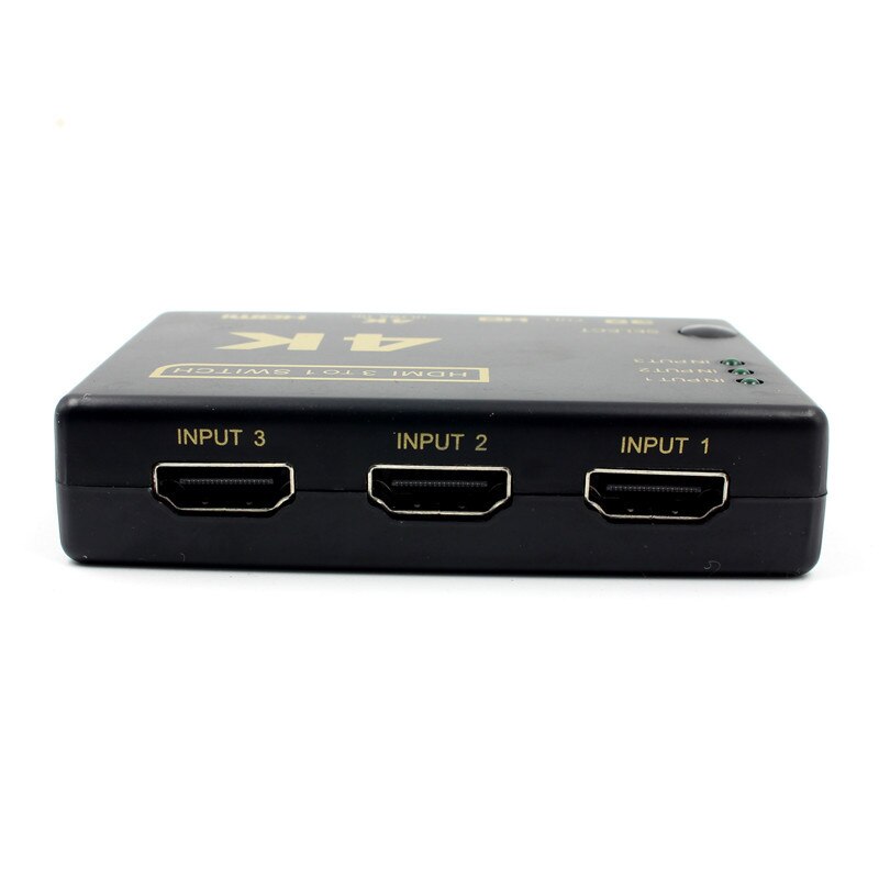 4 K * 2 K HDMI Switch 3 Portas hdmi Switcher Selector Switcher Box Hub IR Remote 1080p For HDTV DVD PS3 Xbox PS4