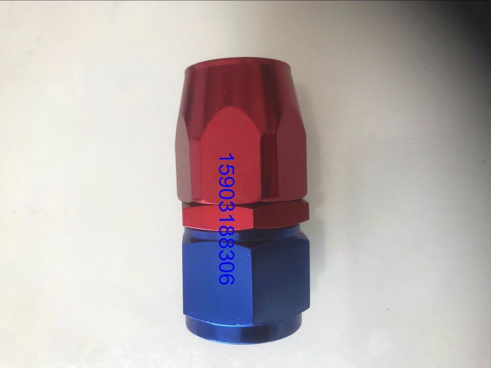 -4AN AN4 An-4 Straight Swivel Aluminium Slang Uiteinden An Fitting Adapter Oil Fuel Herbruikbare Fittings