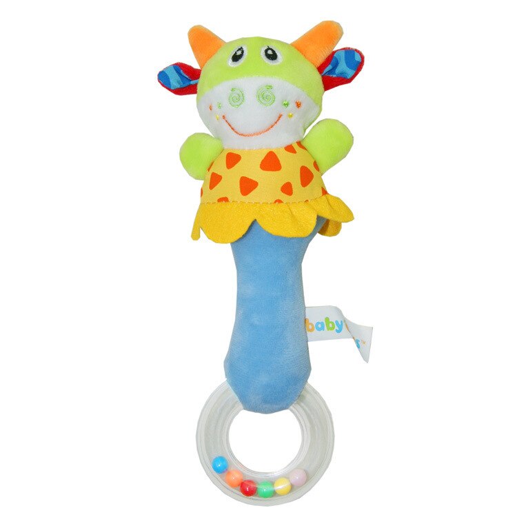 Baby Spielzeug 0-12 Monate Brinquedos Nette Ebene Kleinkind Rasseln & Handys Kleinkind Plüsch Lernen Produkte freundlicher: Kuh
