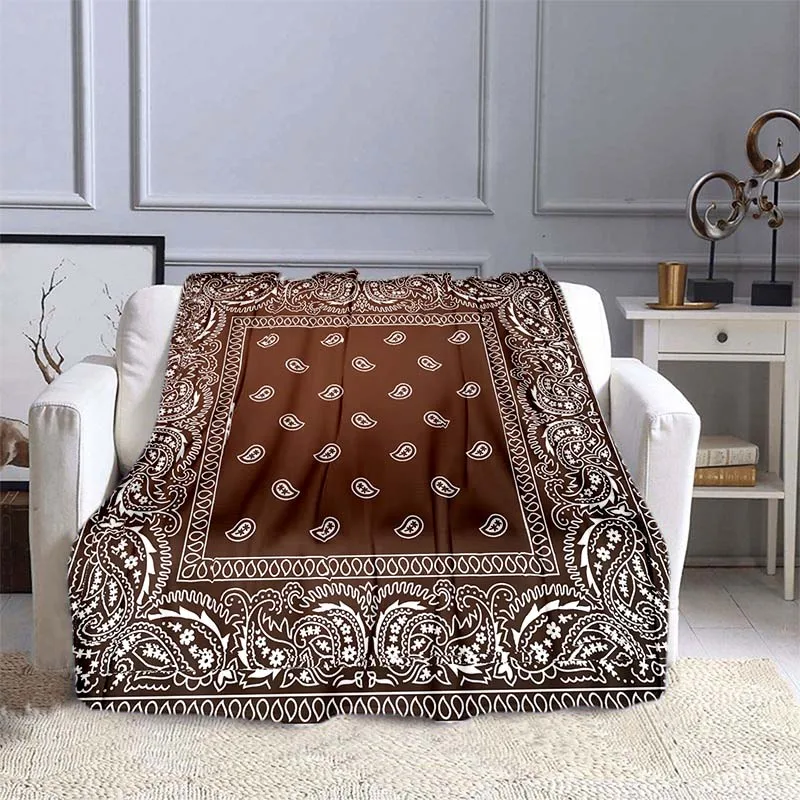 Bohemian Stijl Boho Bandana Sofa Dekens Voor Bedden Super Zachte Warme Deken Cover Flanel Gooi Deken Flanellen Deken Huis Cadeau: Queen / YELLOW