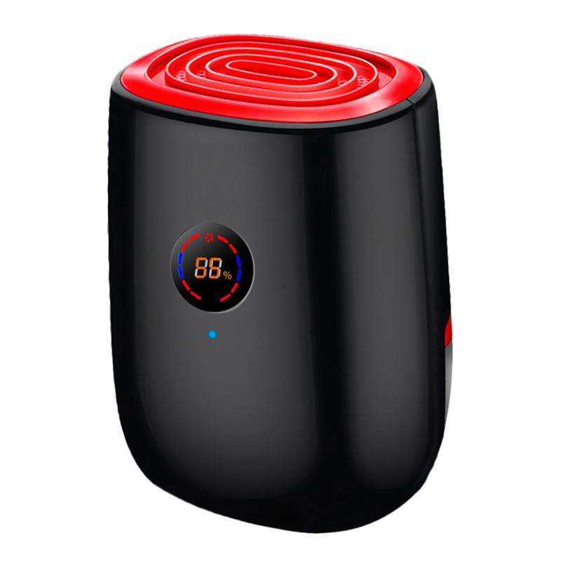 100-240V 800Ml Mini Huishoudelijke Halfgeleider Ontvochtiger Vochtigheid Controller Cool Luchtreiniger Droger Led Display Met Uk plug