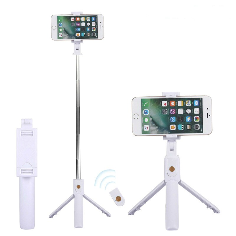 Bluetooth-compatible Selfie Stick Remote Handphone Foldable Handheld Monopod Tripod Camera Extendable Mini Tripod Selfie Stick