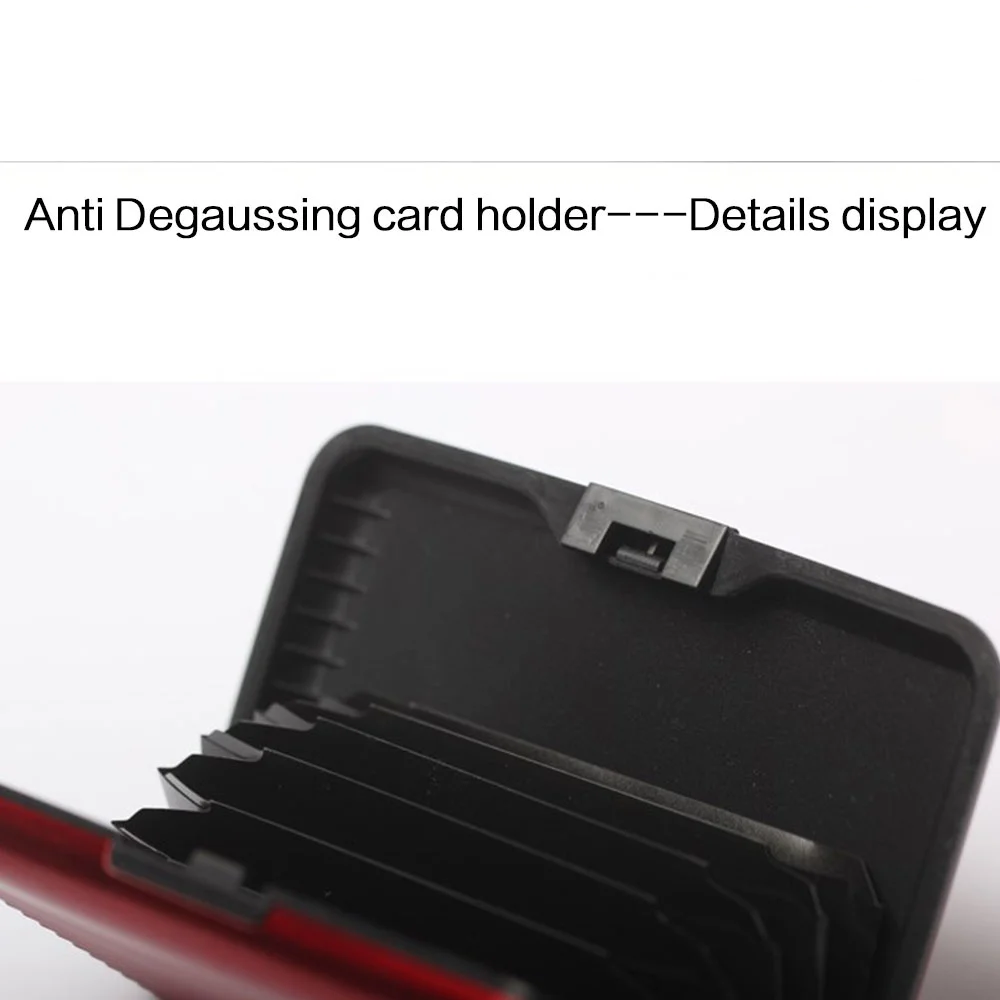 RFID-Geldbörse aus Metall und Geschäft-Ich würde-Kreditkarte für Damen und Herren, Geschäft-Ich würde-Kreditkarte, Schutz-Geldbörse, Kartenhalter, Paketbox