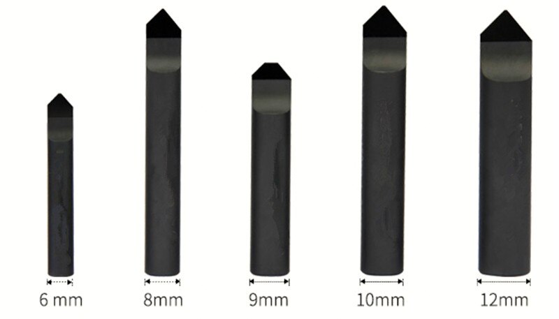 Gravering cutter 10 mm diamant stein cnc slutten fres 8 mm for granitt marmor linjen carving lette preging