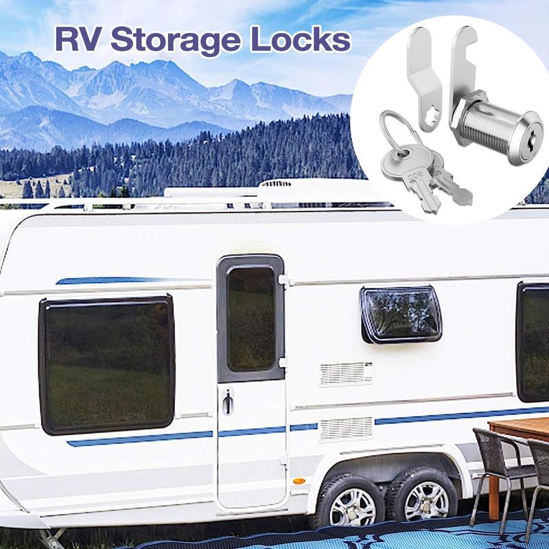 Serrure poussoir pour camping-car, 20mm, pour caravane, bateau, moteur, armoire de maison, tiroir, bouton de verrouillage, accessoires de quincaillerie pour meubles