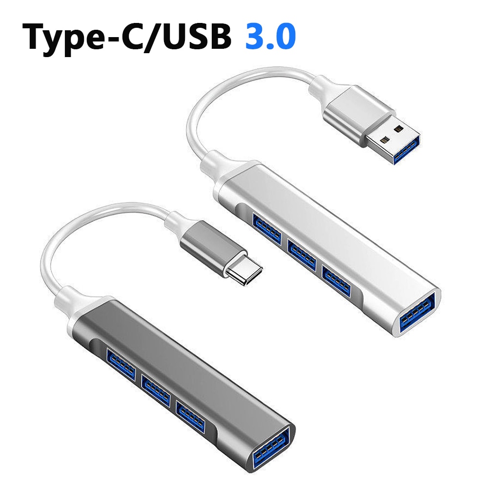 USB C Centrum 3.0 3.1 typ C 4 Port Multi USB rozdzielacz adapter OTG dla HUAWEI Xiaomi Lenovo Macbook PC akcesoria komputerowe