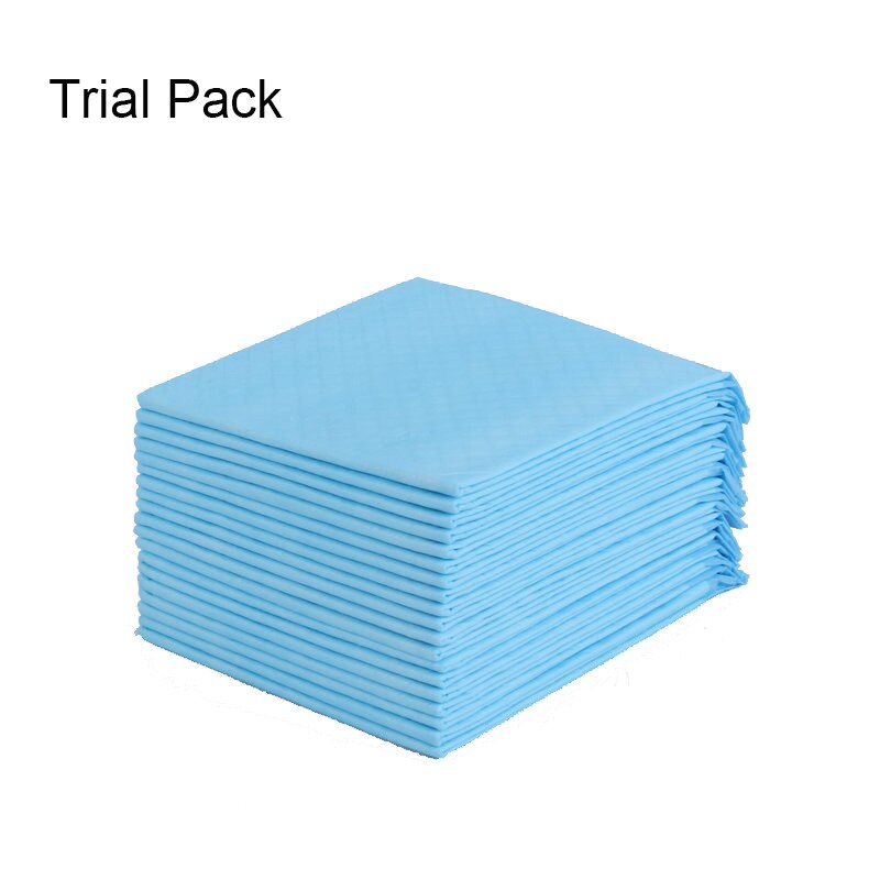 Tragbare Einweg Pet Windeln Matte Pad Wasserdicht Hunde Katze Bett Dicht Urin Pad Matten Saugfähigen Tier Reise Haustier Pee Windel: Try / 56x56cm-50pcs