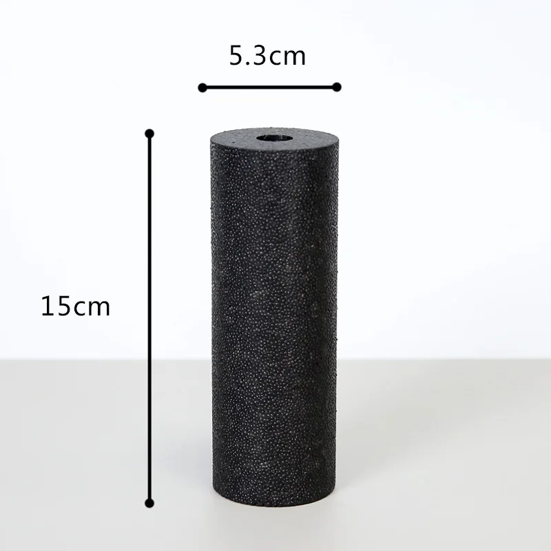 15*5.3cm stk. epp skum yogastolper muskelfitness dybdemassage afslapningsøvelse rulle kompakt bærbar fascia skumskaft