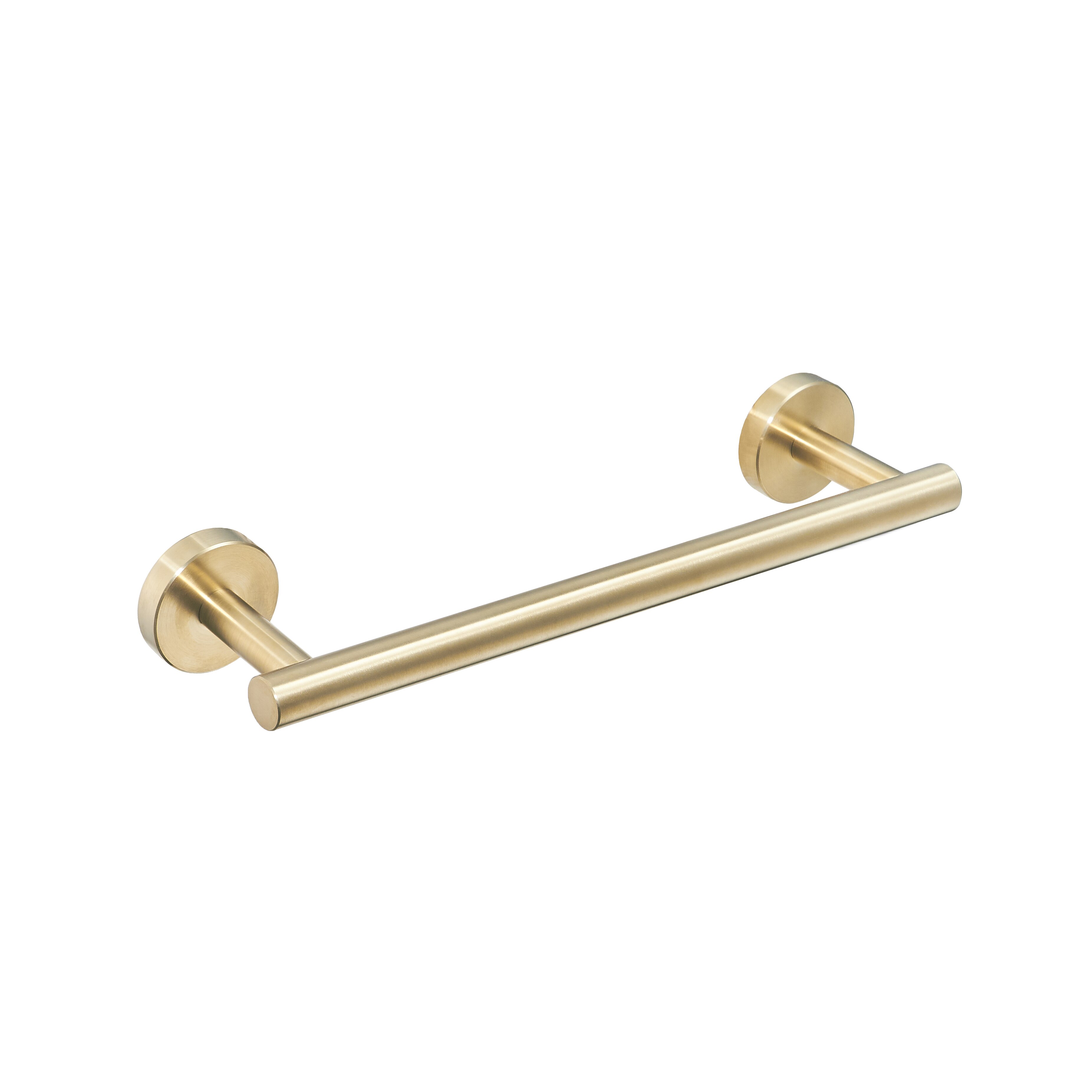Håndklædeholder ring vægmonteret håndklædeholder i rustfrit stål køkken badeværelse tilbehør guld/børstet/mat sort: Guld