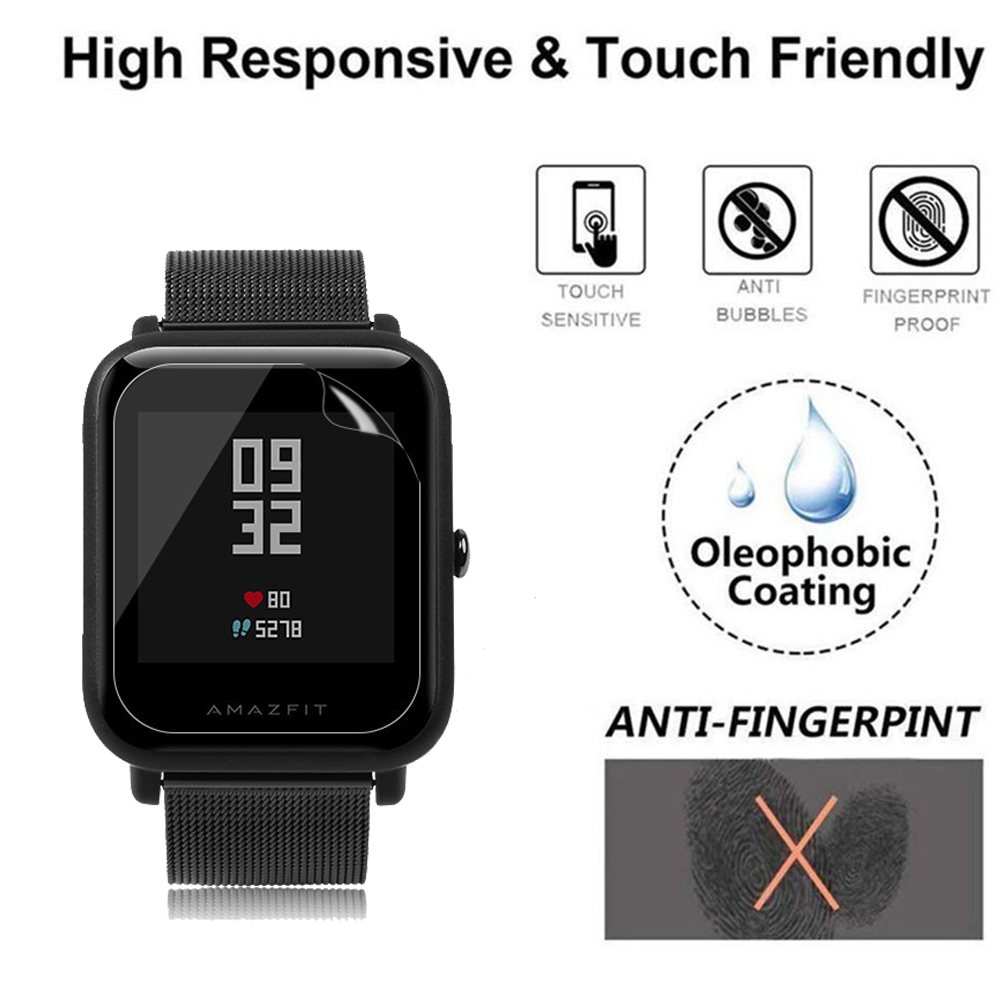 TPU Soft Protective Film For Huami Amazfit GTS Clear Guard For Xiaomi Amazfit Bip U Pro Scratch Proof Screen Protector not glass