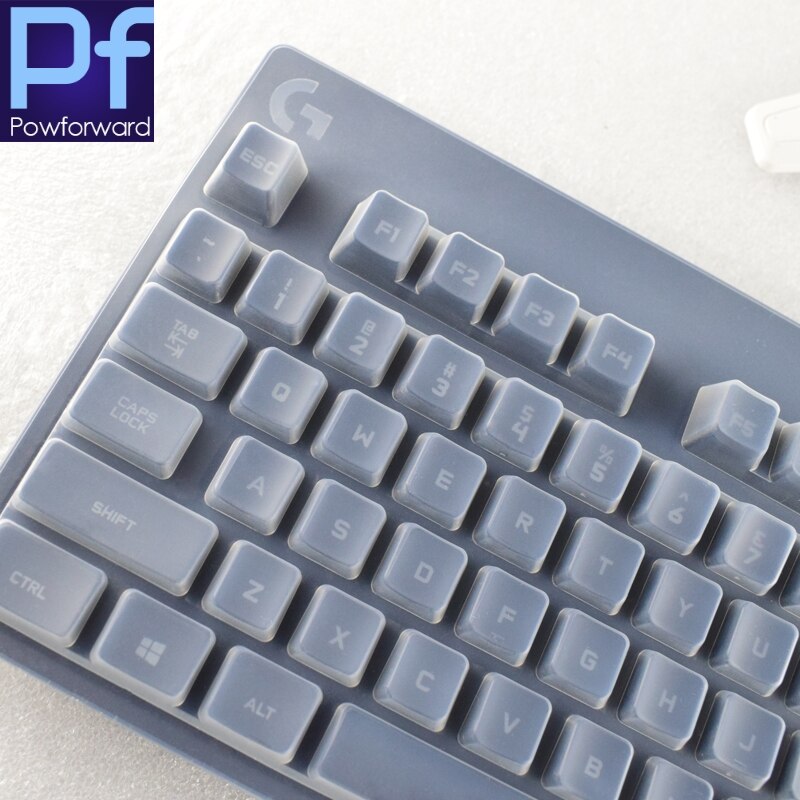 Silicone keyboard protector skin For Logitech G Pro Mechanical Gaming Keyboard desktop keyboard anti dust cover