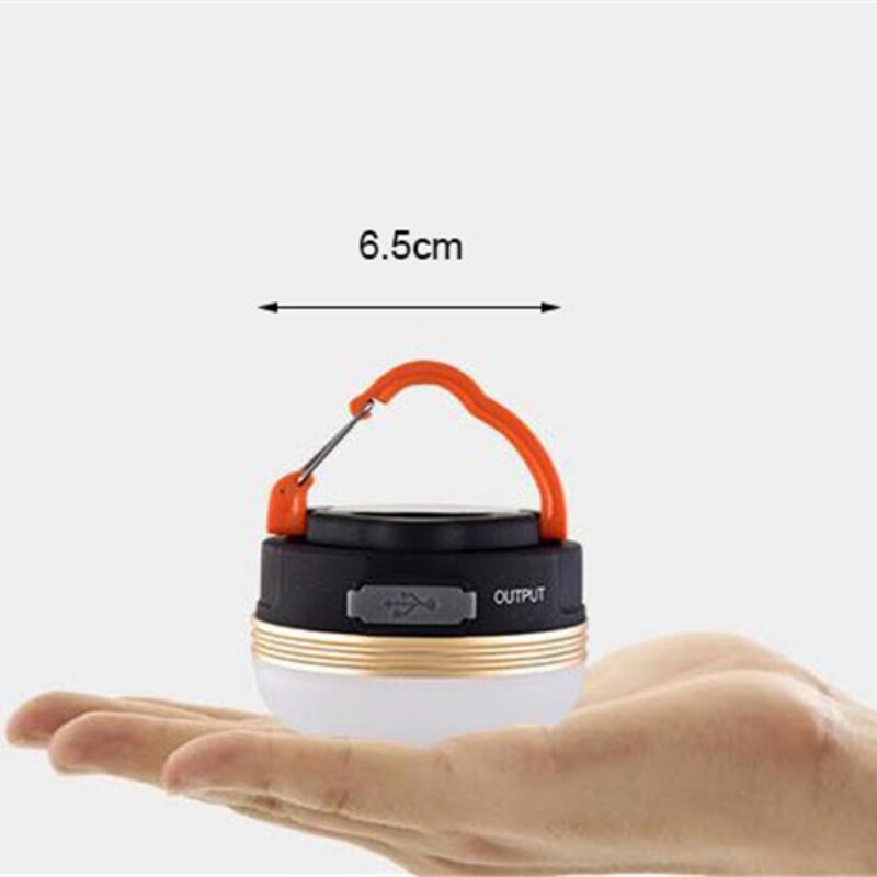 Lampe LED suspendue d'extérieur, dimmable et rechargeable, 3W/5V, 400
