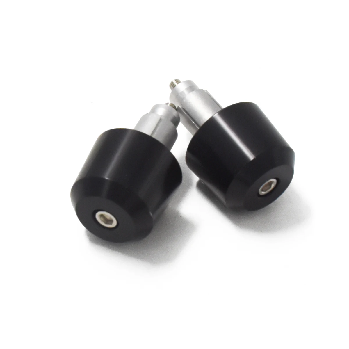Moottoripyörän Ohjaustangon Painopäädyt - Tärinänvaimennin Liukusäädin Plug 1SET: Musta