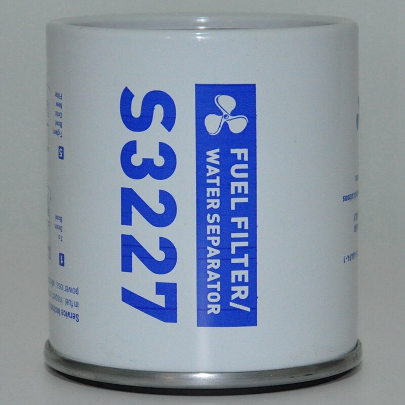 Qiilu Boat Marine Fuel Filter, R12T Boat Marine Rotation Fuel Filter Water Separator Fits for Speed Boat