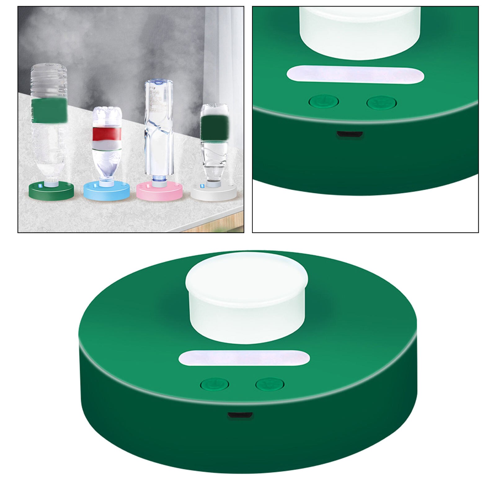 Portable Mineral Water Bottle Humidifier, Home Office Air Diffuser Mist Maker, Essential Oil Diffuser, Desktop Fog Machine