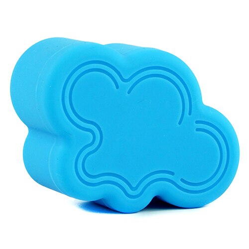 1pc Small Cloud Shape Silicone Dab Container Nonstick Container Tank Portable 22ml Storage Box for Oil Wax Jar: blue