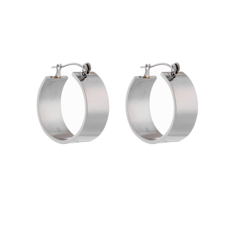 pendientes acero inoxidable mujer pendientes largos mujer MEYRROYU-pendientes de acero inoxidable 316L para mujer, joyería romántica geométrica Rectangular, novedad de , de: Estampado en caliente