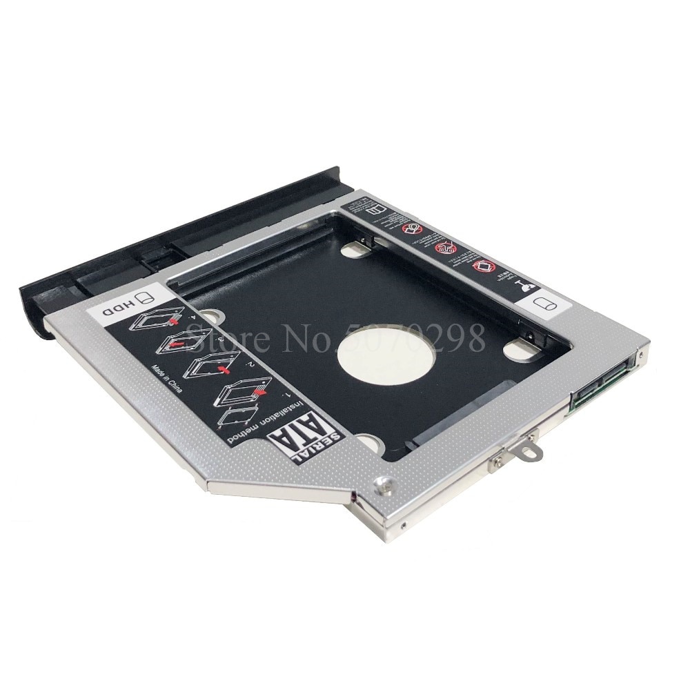 Con bisel 2nd SATA 3,0 de 2,5 "HDD Disco Duro SSD óptico Caddy para Acer Aspire E5-571G E5-551G E5-531G E5-511G ¡v3-572G V3-532G