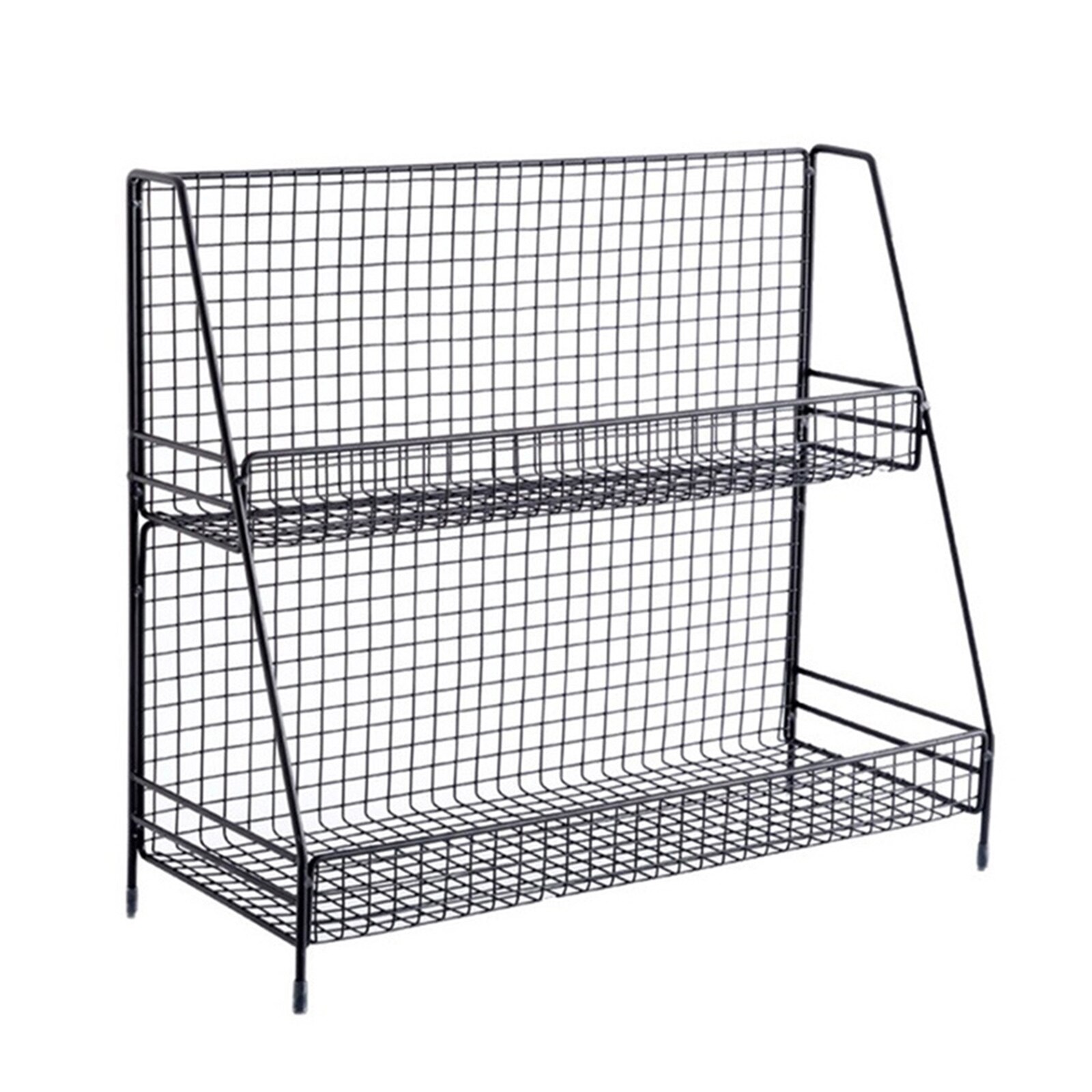 2 Tier Shower Caddy Shelf With Hooks Storage Rack Stainless Steel Without Drilling For Lavatory Washroom Restroom Shower Toilet: L