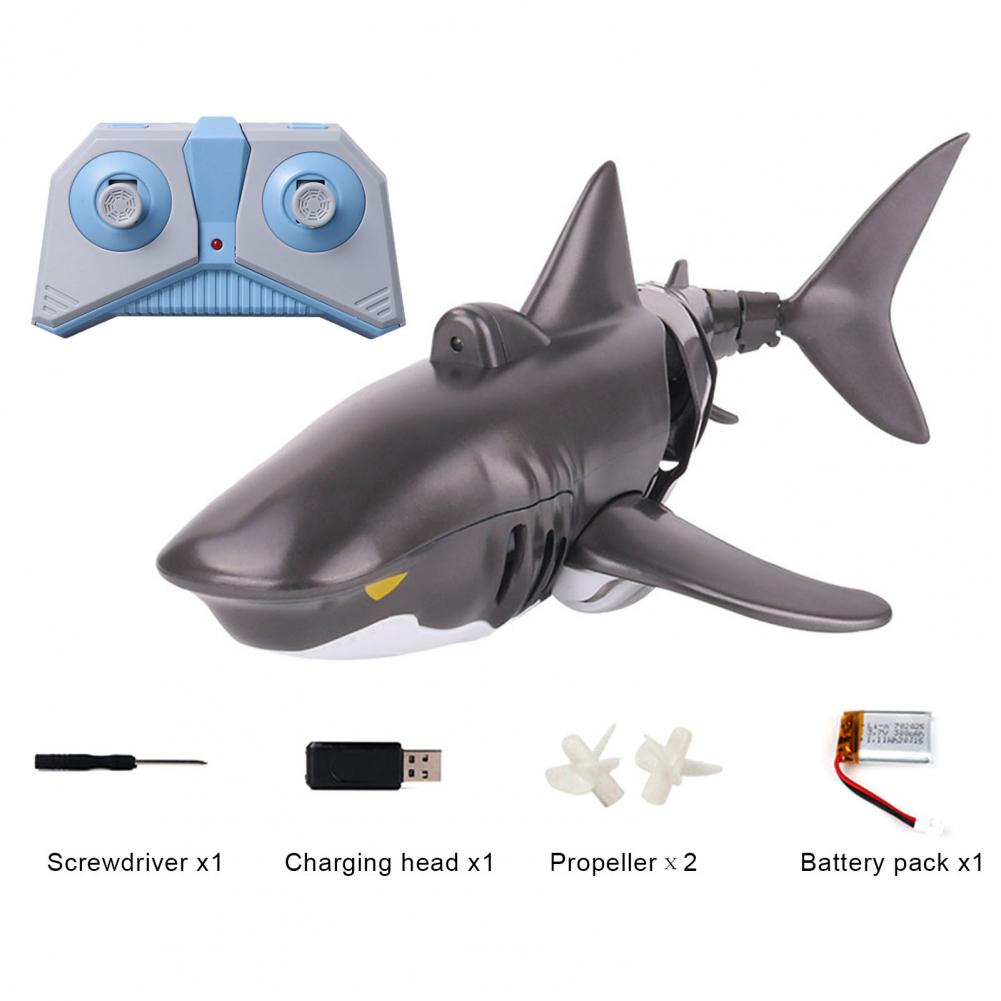 Mini Rc Haai Grappige Haai Speelgoed Elektrische Waterdichte 2.4G Hoogfrequente Afstandsbediening Model Voor Kinderen Rc Haaien dieren