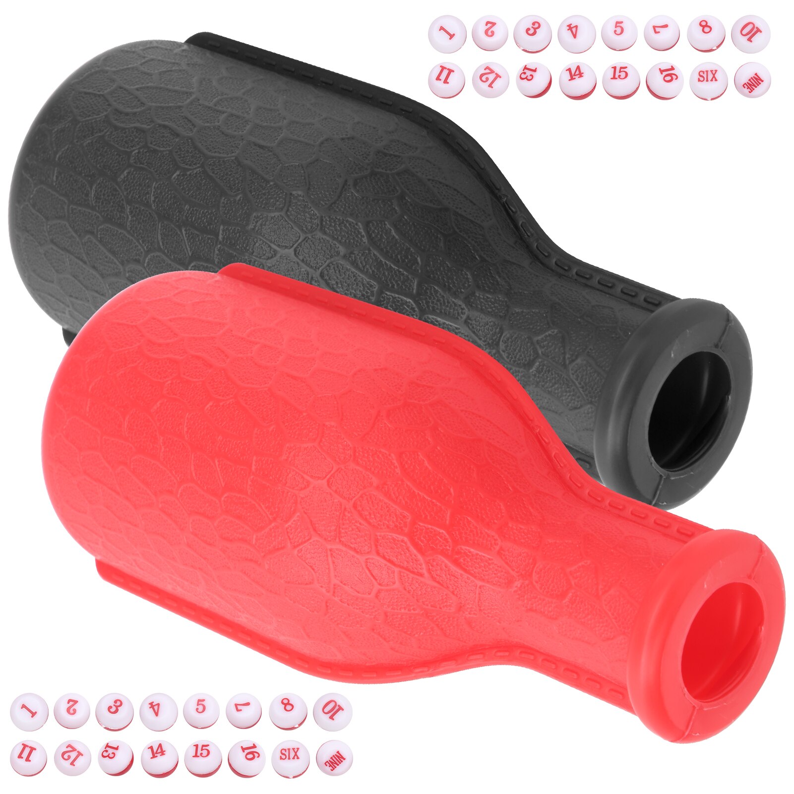 Dados de goma con números para el hogar, suministros de botella de billar, dado de entretenimiento, dados resistentes y duraderos