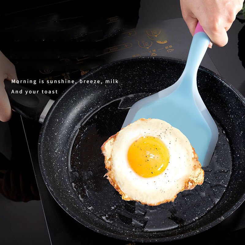 Kitchen Spatula Silicone Baking Pastry Tools Beef Meat Egg Scraper Wide Pizza Turners Ice Cream Scoop Home Cooking Utensils