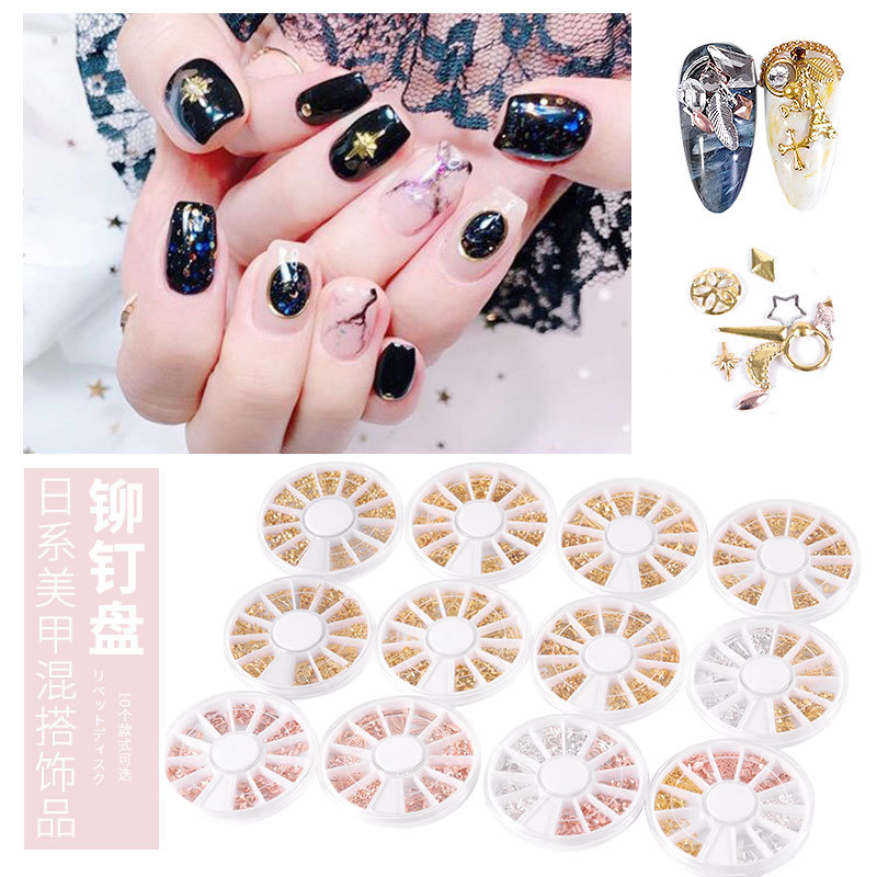 30 mønstre negle rhinestones sten ab farve rhinestone perler manicure til negle kunst dekorationer krystaller tilbehør