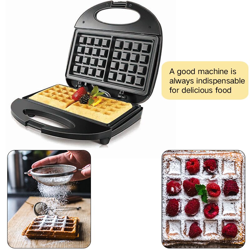 Waffeleisen Maschine Waffel Eisen Elektrische blasiert Ei Kuchen Ofen Frühstück Waffel-Hersteller, Der Maschine Waffeln