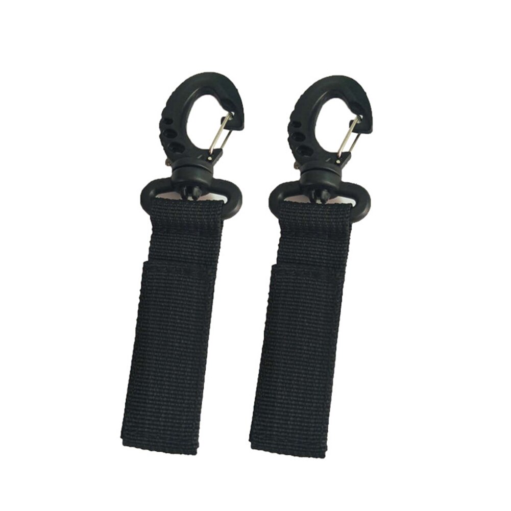 Gancho de hebilla para silla de bebé, colgador de mochila liviano, ganchos de cochecito para bebé multifunción Universal, útil para silla de paseo, 1 par