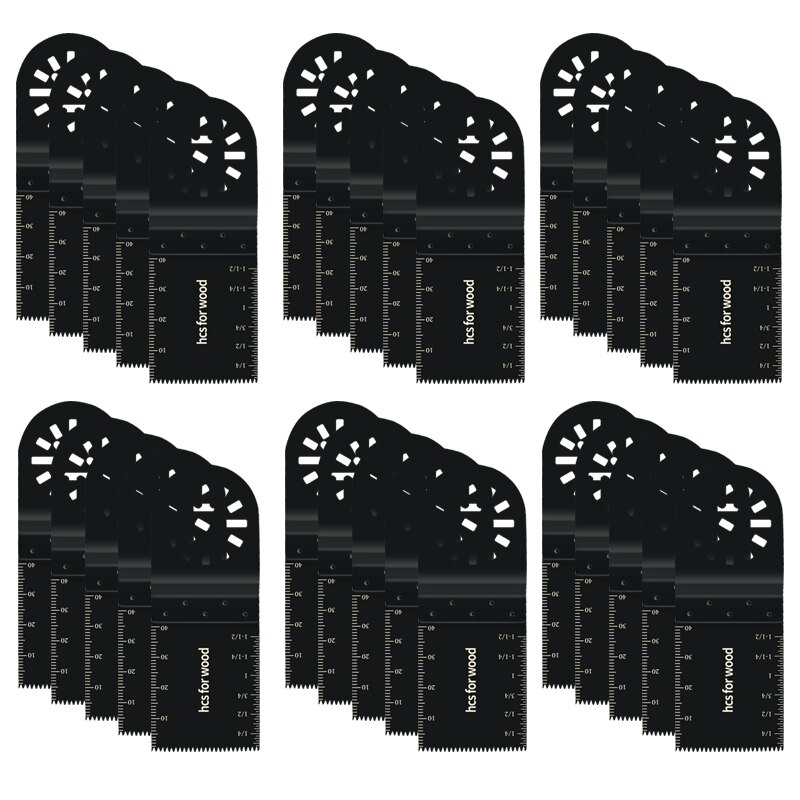 10-50Pcs 35mm Multi-Function Saw Blade Oscillating Multitool Blades Set Universal Cutter Blade Renovator Power Tools Accessory: 30PCS