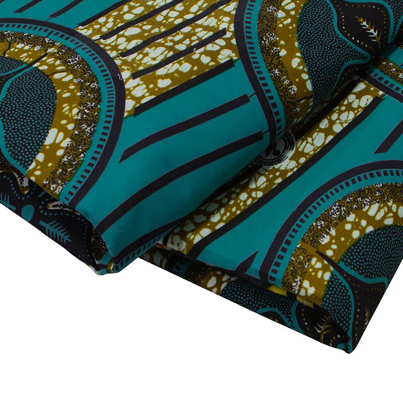 African Print Fabric Wax Fabric Pattern Print Ankara Real Wax Sewing Soft Guaranteed Polyester Material