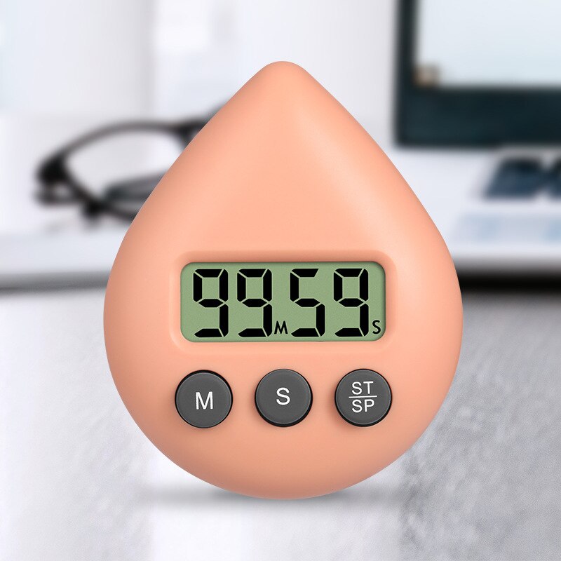 Creatives Electronic Timer Digital Kitchen Timer Learning Management Timer for Cooking Study Exercise Training NIN668: Orange