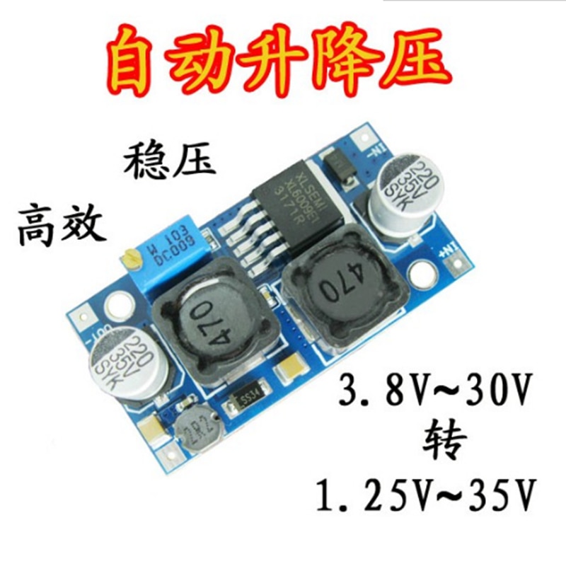 1PCS DC-DC buck-boost module input wide voltage adaptive solar panel automatic step-up buck