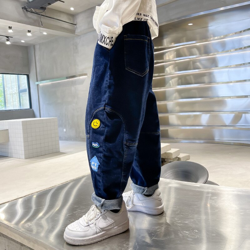 Jongens Losse Jeans 8 10 Jaar Fall Winter Kids Lange Denim Broek