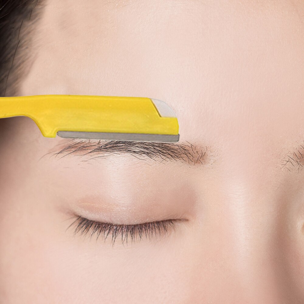 1 stücke Klapp Austauschbare Augenbraue Trimmer Rasierer Augenbrauen Klinge Bausatz Gesichts Augenbraue Haar Entfernen Sicherheit Rasierer Tragbare