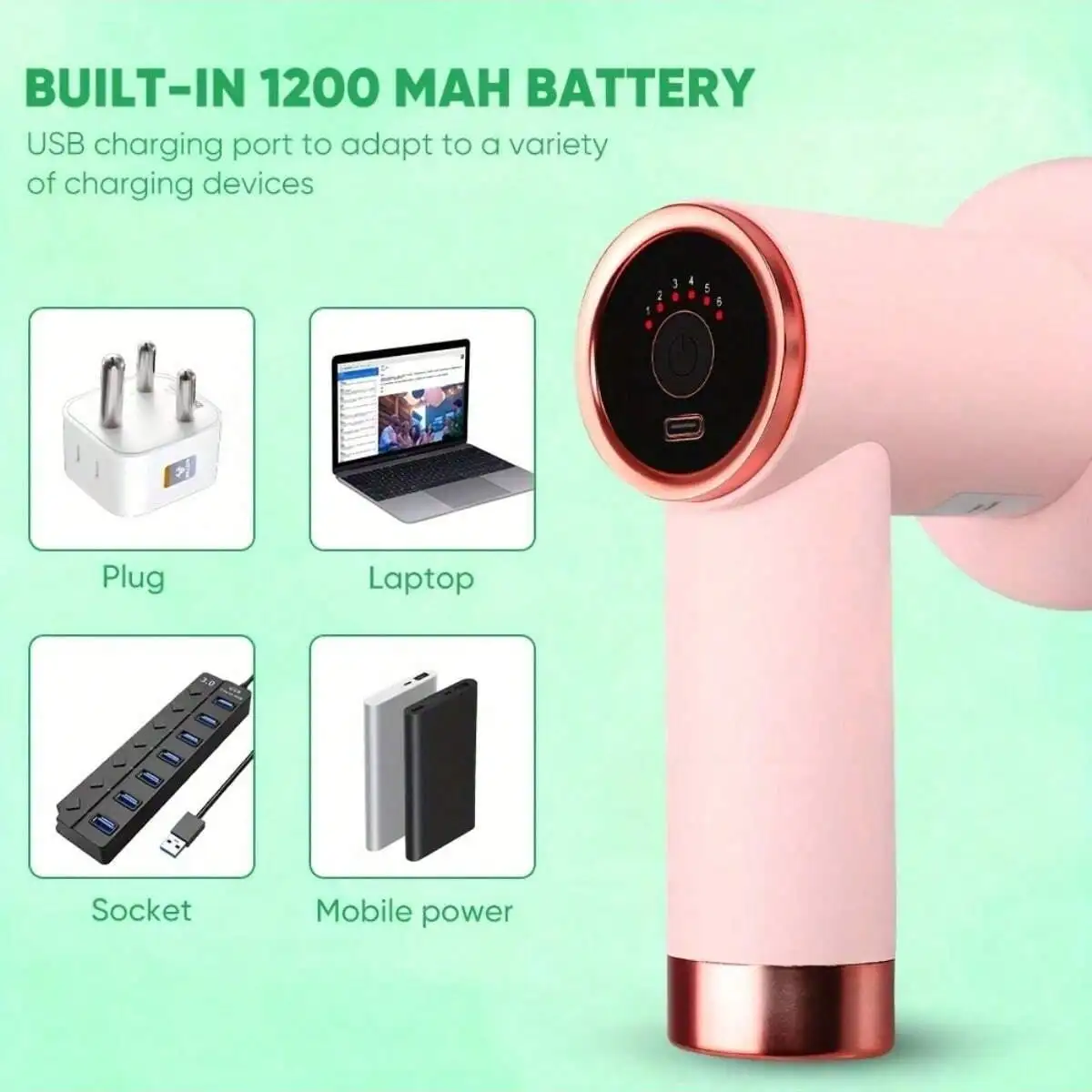 Masajeador corporal eléctrico, masajeador de cintura, abdominal portátil multifuncional para deportes/gimnasio y hogar, equipo de belleza corporal de mano