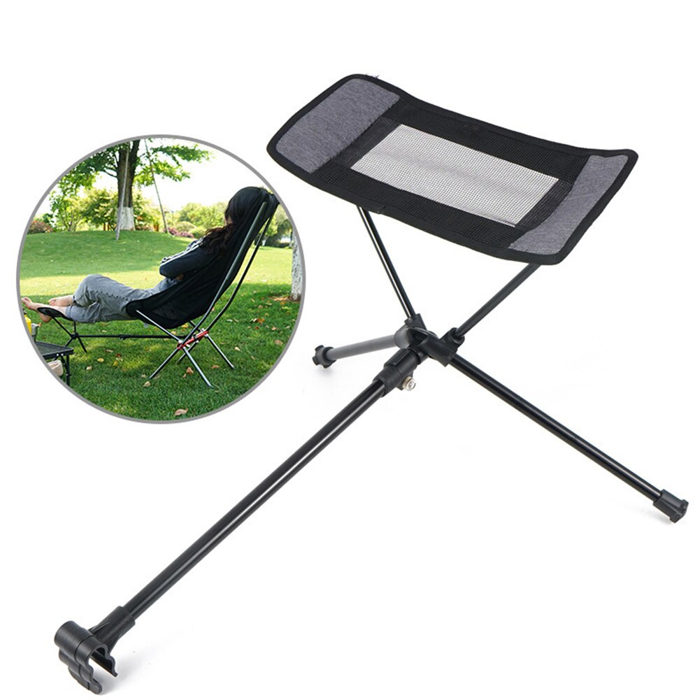 Portable repose-pieds pliant en plein air Camping plage pique-nique chaise pêche pied chaise repos tabouret gris lune chaise pliante repose-pieds