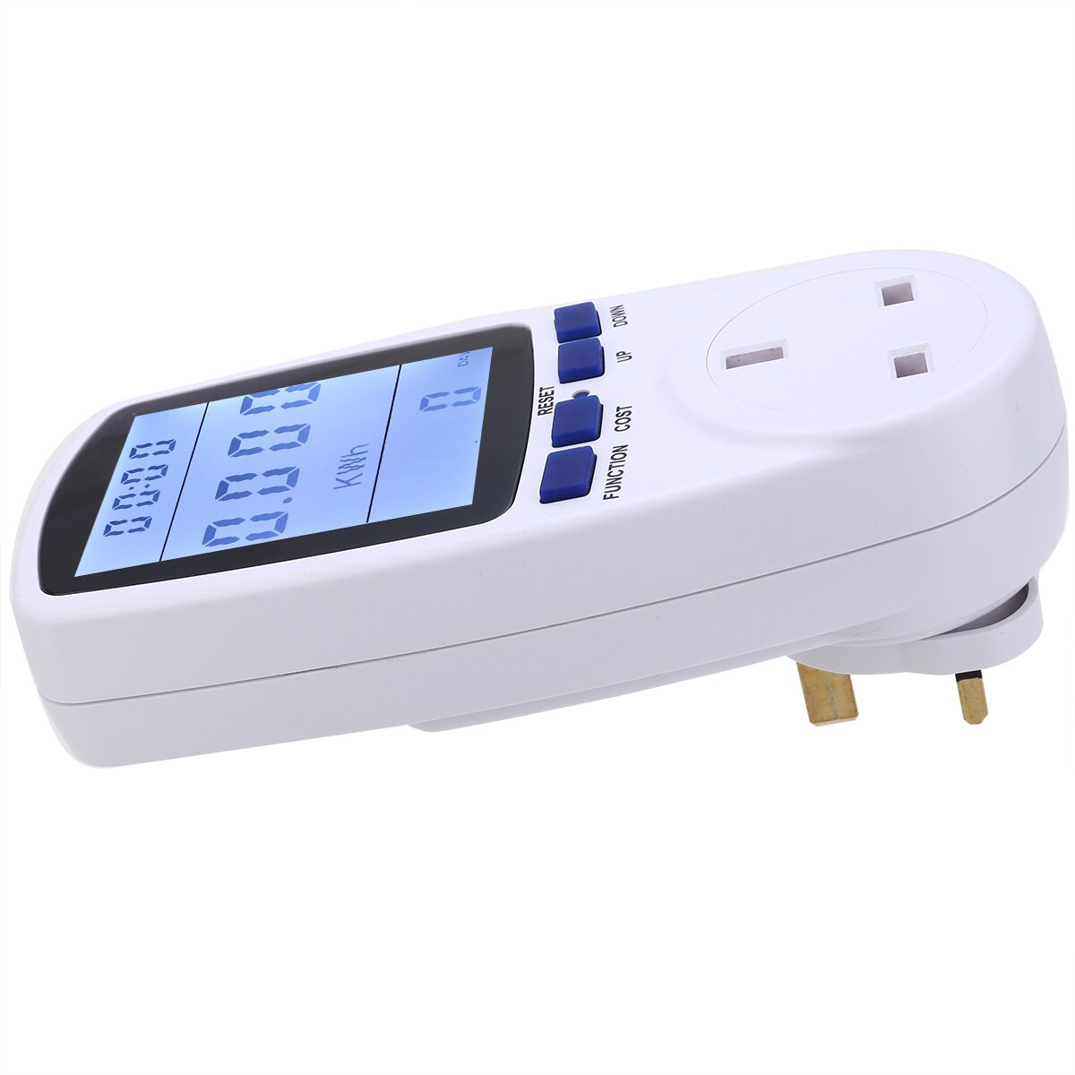 230VAC UK Plug Electricity Consumption Power Meter Energy Watt Electrical Analysis 50HZ 13A Instruments Energy Meters