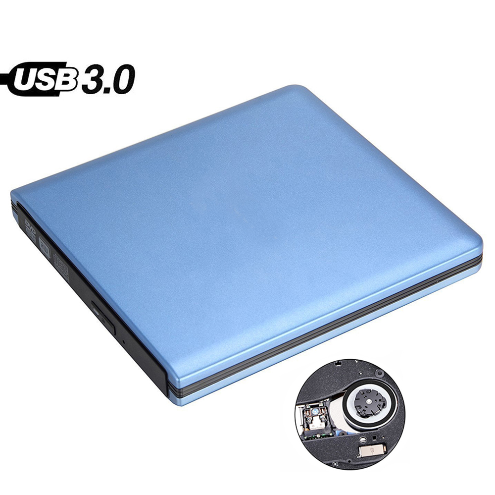 For Samsung Asus Dell HP ASUS Ultrabook USB3.0 External DVD Player 8X DVD-ROM Combo Reader 24X CD-R Burner Slim Optical Drive