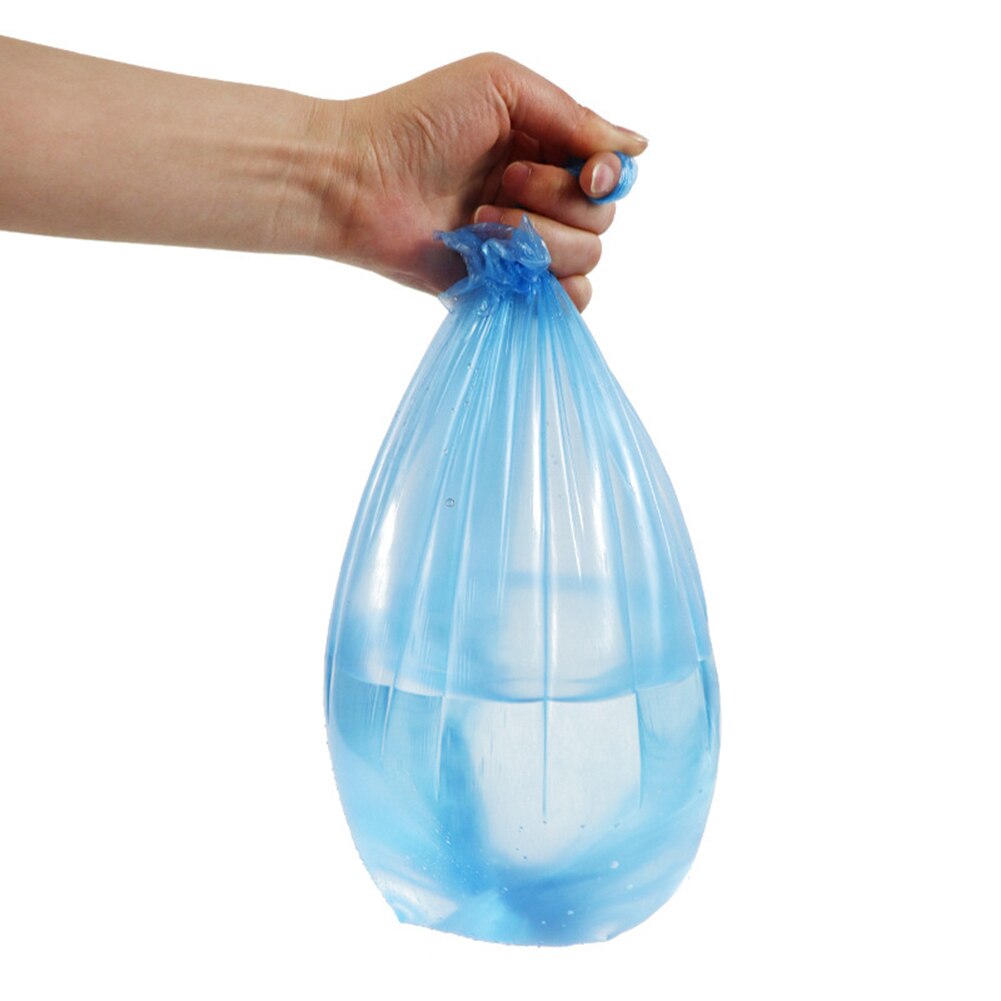 Household 5 Rolls Disposable Rubbish Bin Liner Plastic Garbage Bag Roll Cover Home Waste Trash Storage Container Garbage Bags