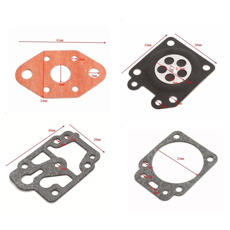 Vergaser Reparatur Kit Carb Rebuild Werkzeug Dichtung Waschmaschine für Walbro K20-WYL WYL-240 91AD