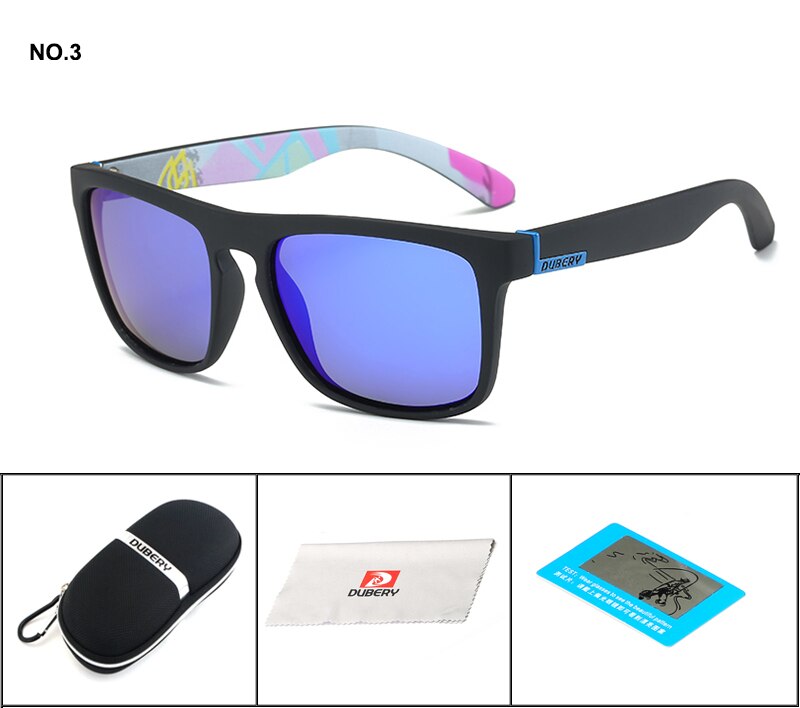 Gafas de sol polarizadas DUBERY, gafas de sol cuadradas para hombre, gafas de sol para hombre, gafas de sol Retro de lujo de de: B3