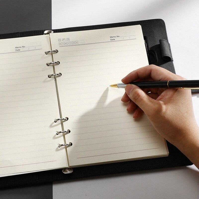 Multifunctional Charging Notebook Mobile Power Charging Notebook with U Disk Purse Mobile Power Business Diary Smart A5