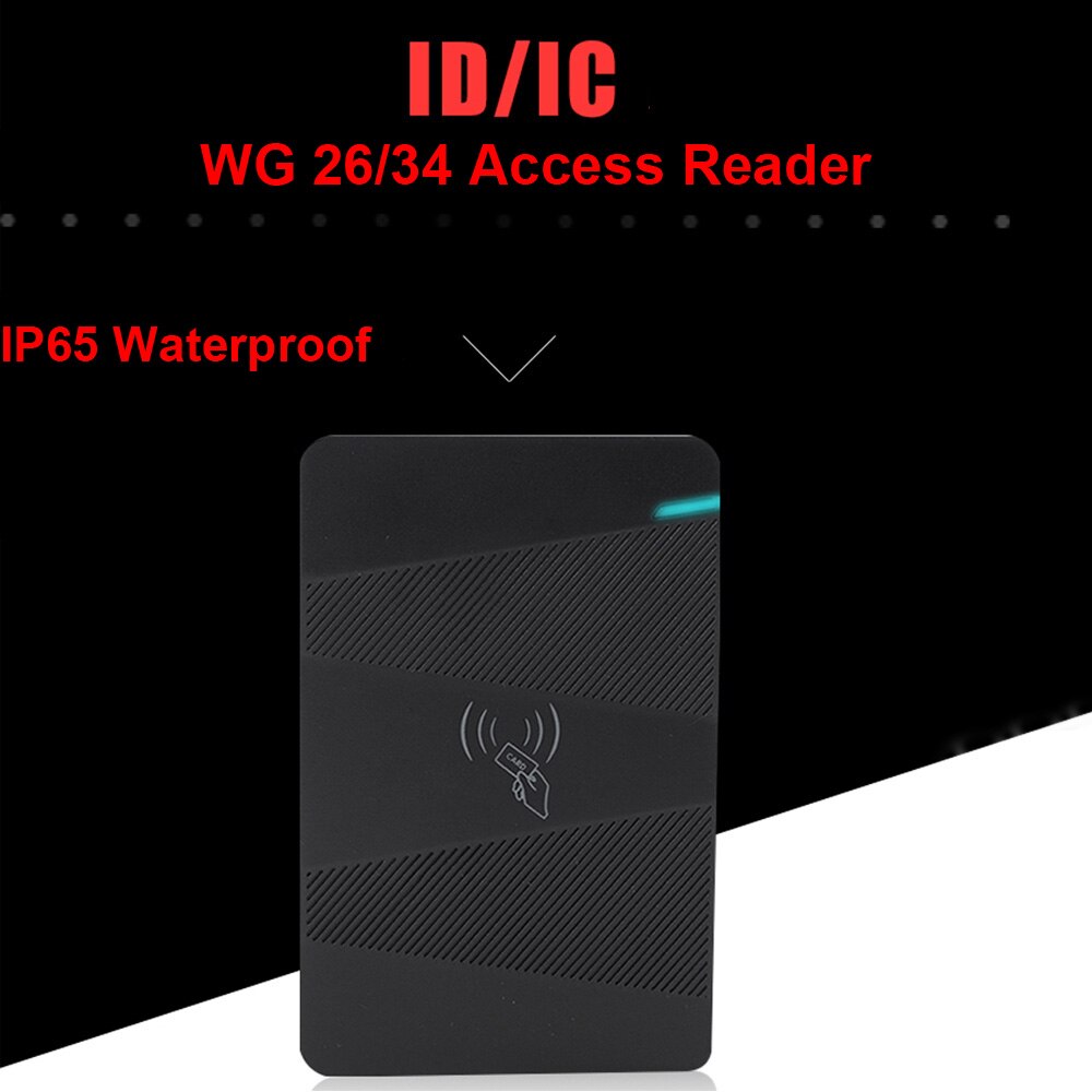 125khz 13.56Mhz Access Control Card Reader Wiegand 26 34 Proximity Card Reader IP65 Waterproof Security RFID EM ID Card Reader