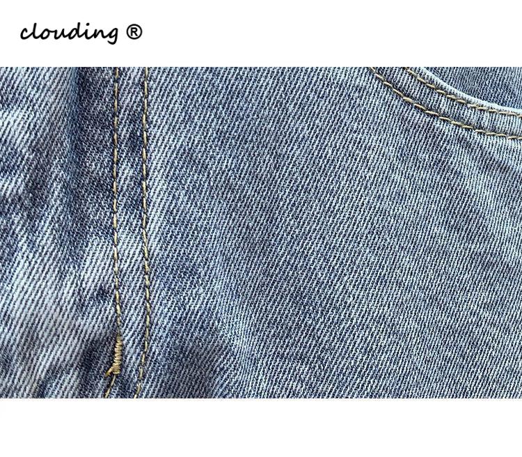 Damejeans bomuld løs højtaljet #39 brede ben kvinder casual simple denimbukser med lynlås